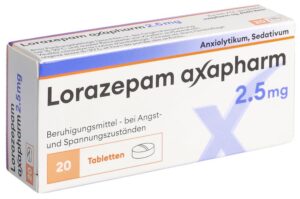 Lorazepam axapharm 2.5mg